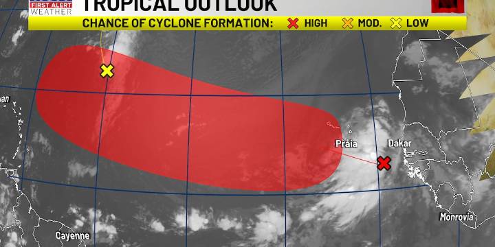Tropical development is likely in the days ahead