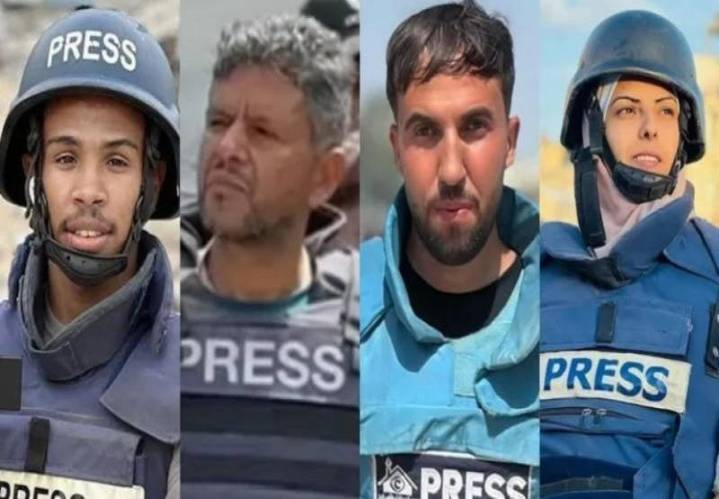 ¡ISRAEL SIGUE IMPUNE! Asesinan a cuatro periodistas en la Franja de Gaza