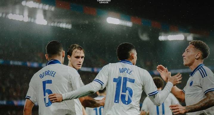 Marcos López y su precisa asistencia para empate de Copenhague en Champions League Champions League 