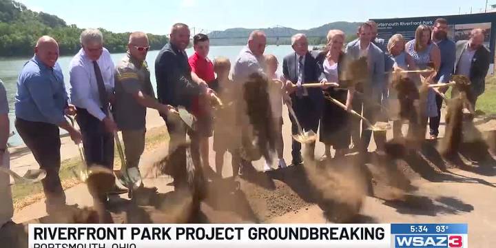 Riverfront Park Project groundbreaking