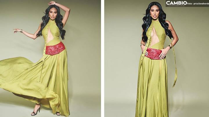 La Casa de los Famosos: Priscila Valverde luce hermoso vestido de diseñadora poblana (FOTOS)