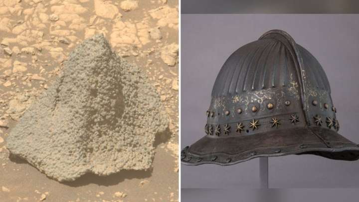 "Un sombrero o tienda de campaña": la roca 'Horneflya', el nuevo hallazgo de la NASA en Marte
