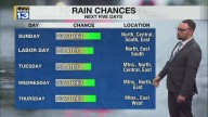 More shower and storm chances for parts of New Mexico