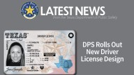 Texas driver's license has a new format and security features