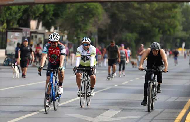Convivencia familiar y activación física en la Ruta Recreativa