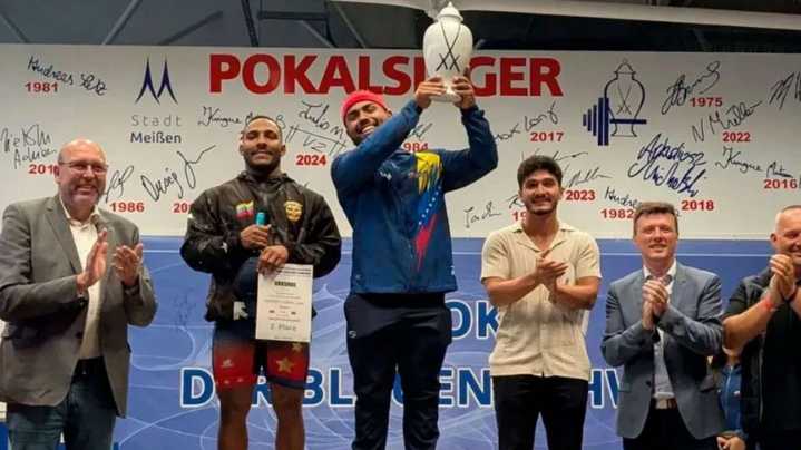 Keydomar Vallenilla y Angelin Venegas se proclamaron campeones absolutos en el prestigioso torneo europeo