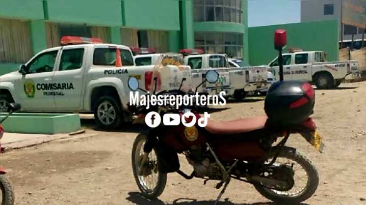 Delincuentes roban motocicleta a policía de tránsito en Majes