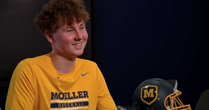 Moeller senior Matt Ponatoski ranked No. 32 on Prep Baseball's 2026 MLB Draft prospects