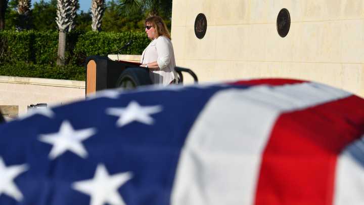 Wreath ceremony at National Cemetery
