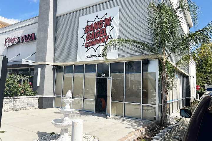 Bang’n Bagel Co. building-out along Beach Boulevard