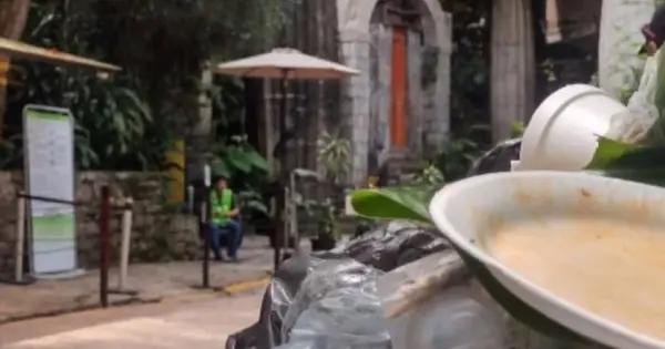 Faltan botes de basura en jardín escultórico