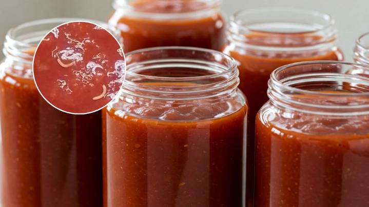 ANMAT recomendó no consumir el tomate triturado de una marca por riesgo de contaminación con gusanos