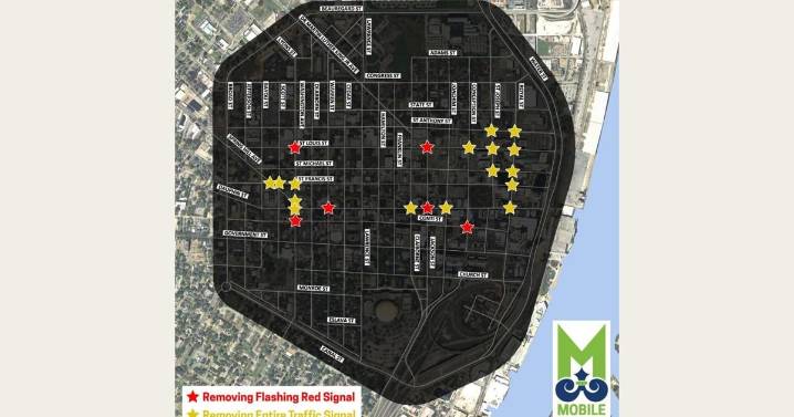 City to replace downtown Mobile traffic signals