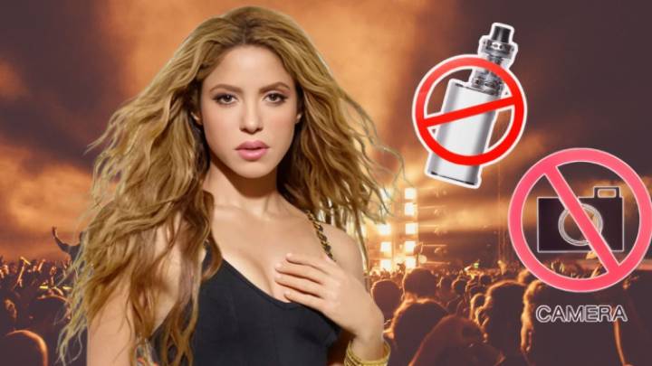 Shakira en Monterrey: lista de objetos prohibidos en su concierto