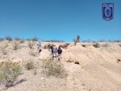 Hallan osamentas durante rastreo en Práxedis G. Guerrero
