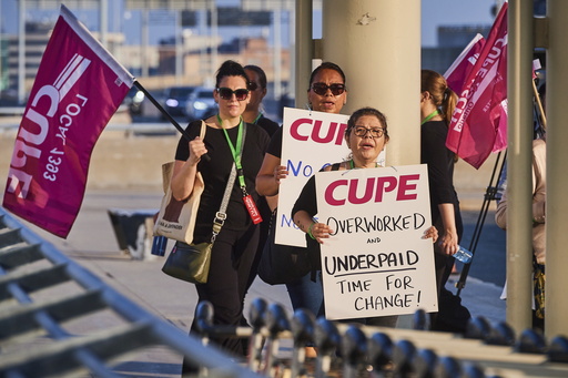 Air Canada suspends operations as flight attendants go on strike