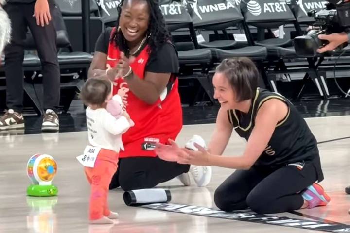 Baby Girl Takes Her First Steps Ever as She Competes in Crawling Race