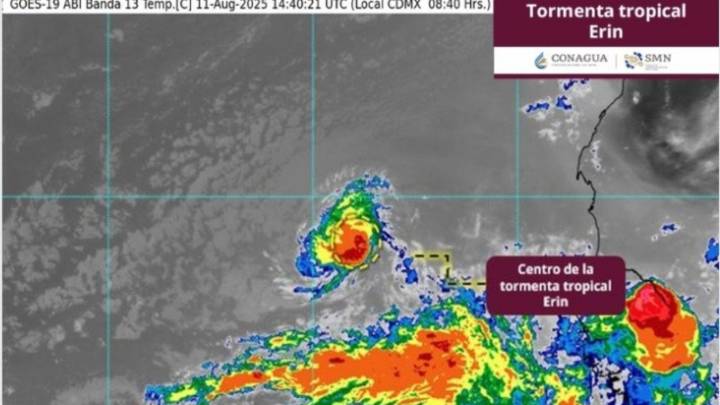 Tormenta tropical Erin se forma en el Atlántico: trayectoria y a dónde se dirige