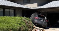 Man crashes car into two Colorado homes; Westminster police he also tried to run over a woman