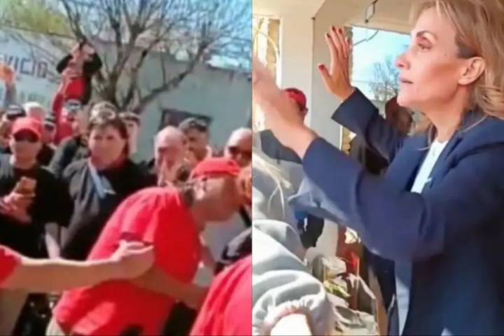 Tensión en Santa Fe: trabajadores en huelga echaron a la senadora libertaria Florencia Arietto