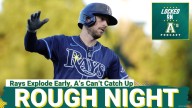 ROUGH NIGHT: Rays Explode Early, A’s Can’t Catch Up