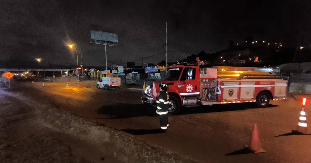 Una fuga de gas en Soacha mantiene paralizada la Autopista Sur
