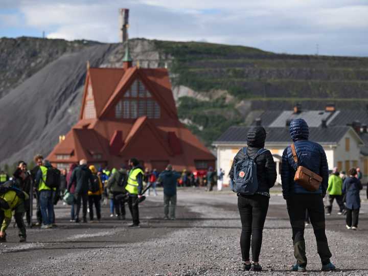 Photos: Entire church moved in Sweden’s Kiruna city for mine expansion