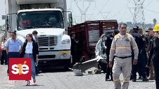 Choque en la autopista bicentenario por tráiler
