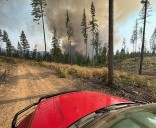 Sunset Fire more than doubles in size