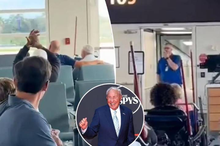 Lee Corso’s emotional airport moment on way to final ‘College GameDay’