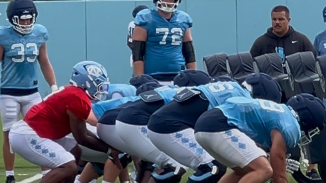 UNC football depth chart update: Offensive line shuffle, injuries