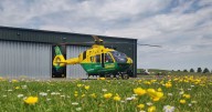 One person airlifted to hospital after helicopter crash at UK holiday hotspot