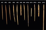 En el México prehispánico temprano, se  trabajó el marfil para elaborar artefactos