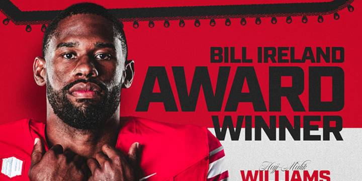 Former UNLV quarterback Williams named winner of Ireland Award