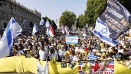 'National march' for Israeli hostages sees hundreds take to the streets in London