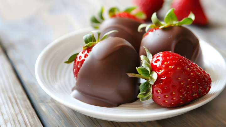 The Best Chocolate For Chocolate-Covered Strawberries