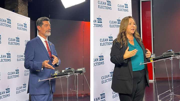 Congressional District 7 candidates Grijalva and Butierez debate immigration, homelessness, and foreign policy