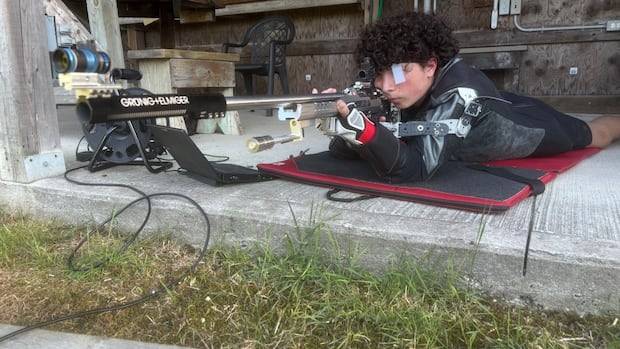 Trained by his grandfather, 16-year-old Lucas Loftin is making Canadian shooting history