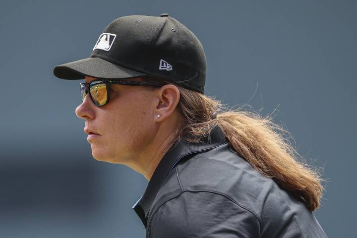 Jen Pawol breaks MLB's gender barrier as the first female umpire to work a regular