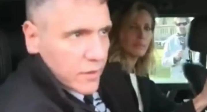 El video del momento en el que Julieta Prandi se enteró de la condena a Claudio Contardi