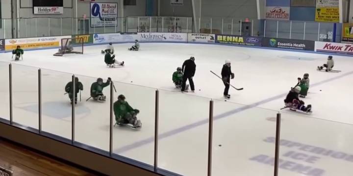 Sled hockey camp near Winton teaches life skills