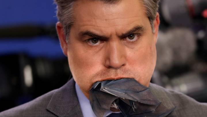 Jim Acosta Strikes Blow Against Racism By Seeing How Many Bats He Can Fit In His Mouth