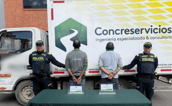 Capturan a dos hombres que pretendían robar camión con maquinaria del Metro