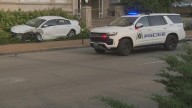 Car crashes after dropping off gunshot victim in St. Louis