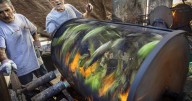 Aroma of chile roasting wafting from Santa Fe vendors