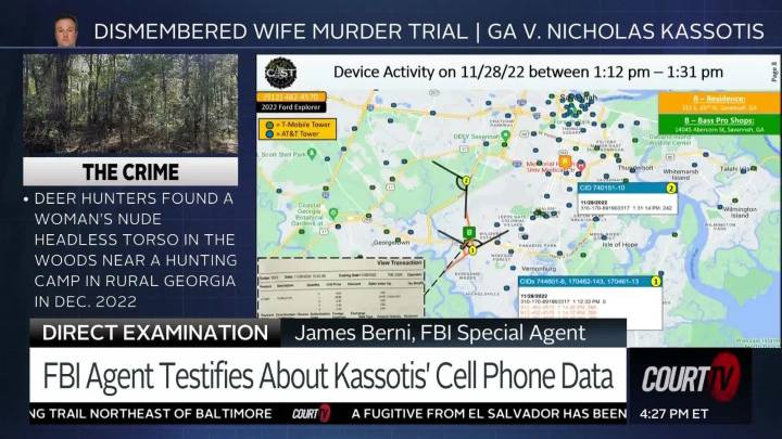 FBI Agent Details Cell Data Linking Nicholas Kassotis to Key Locations