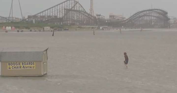 Hurricane Erin brings erosion, flooding to Jersey Shore as visitors make the most of sunshine