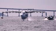 Winged ferry that glides like a pelican tested for coastal transit