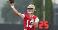 CJ Carr hopes to add to family's football legacy after winning starting QB job at No. 6 Notre Dame