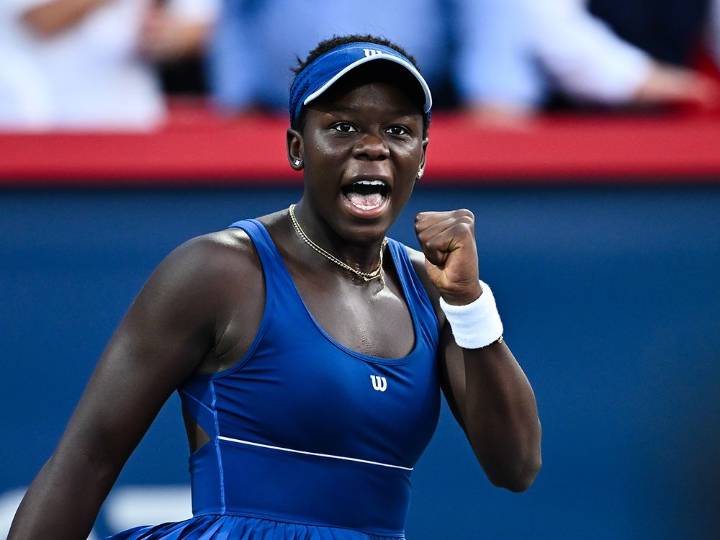 Canadian athlete Victoria Mboko is 1 of 4 tennis